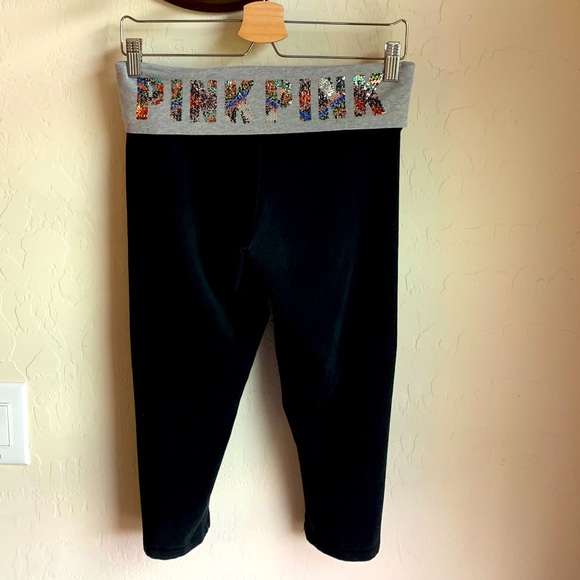 Pink Victoria Secret Leggings - Picture 1 of 5